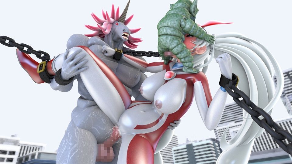 光の女神メロディナVSユニコーン星人＆ゴブリン星人 サンプル1ページ目