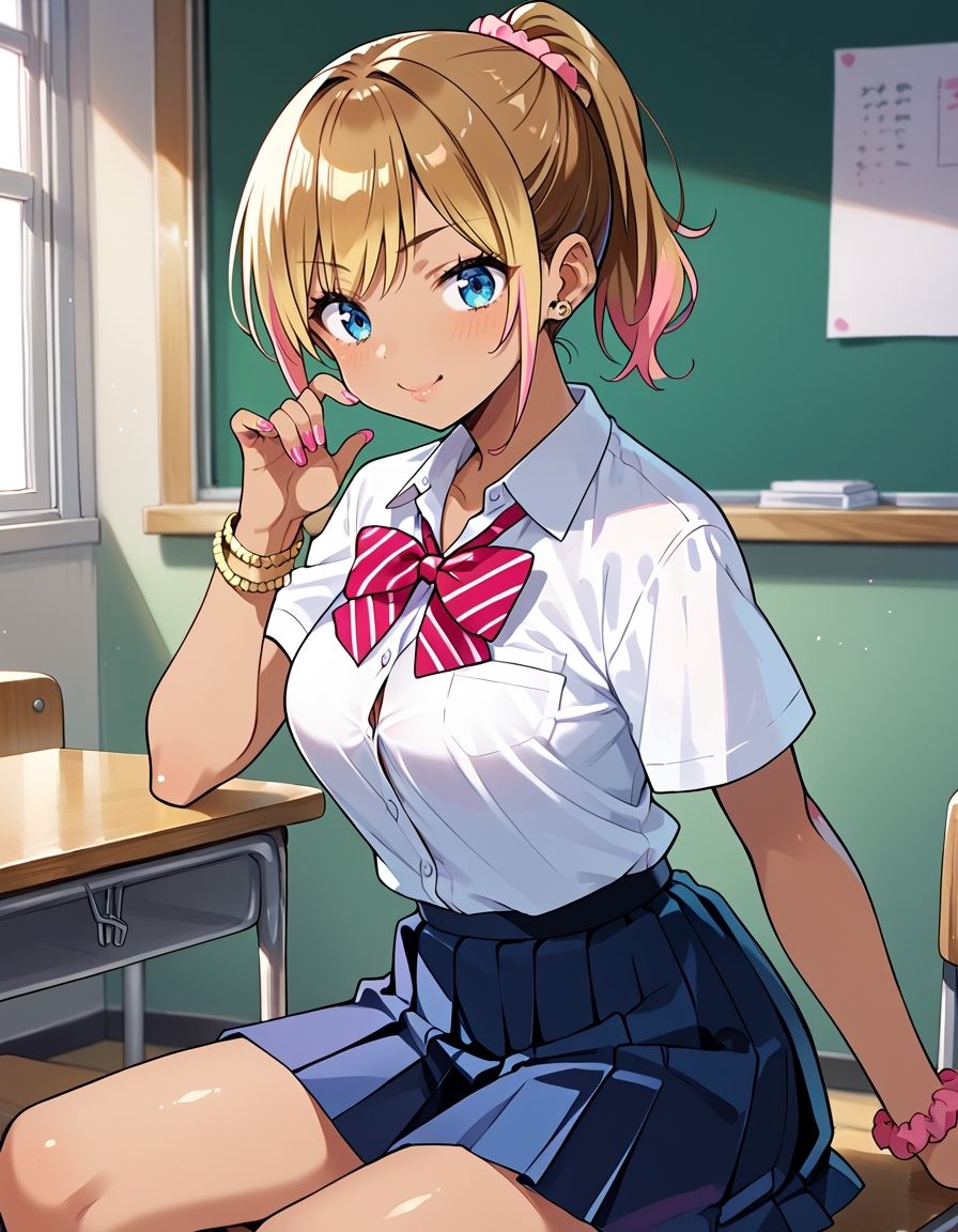 誘惑ギャルズ -ギャルの誘惑、制服の魔法- サンプル1ページ目