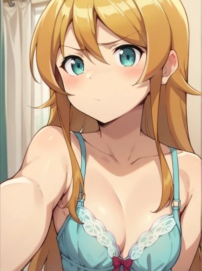 俺の妹がこんなに可愛いわけがないの高坂桐乃から送られてきた自撮り写真 サンプル1ページ目