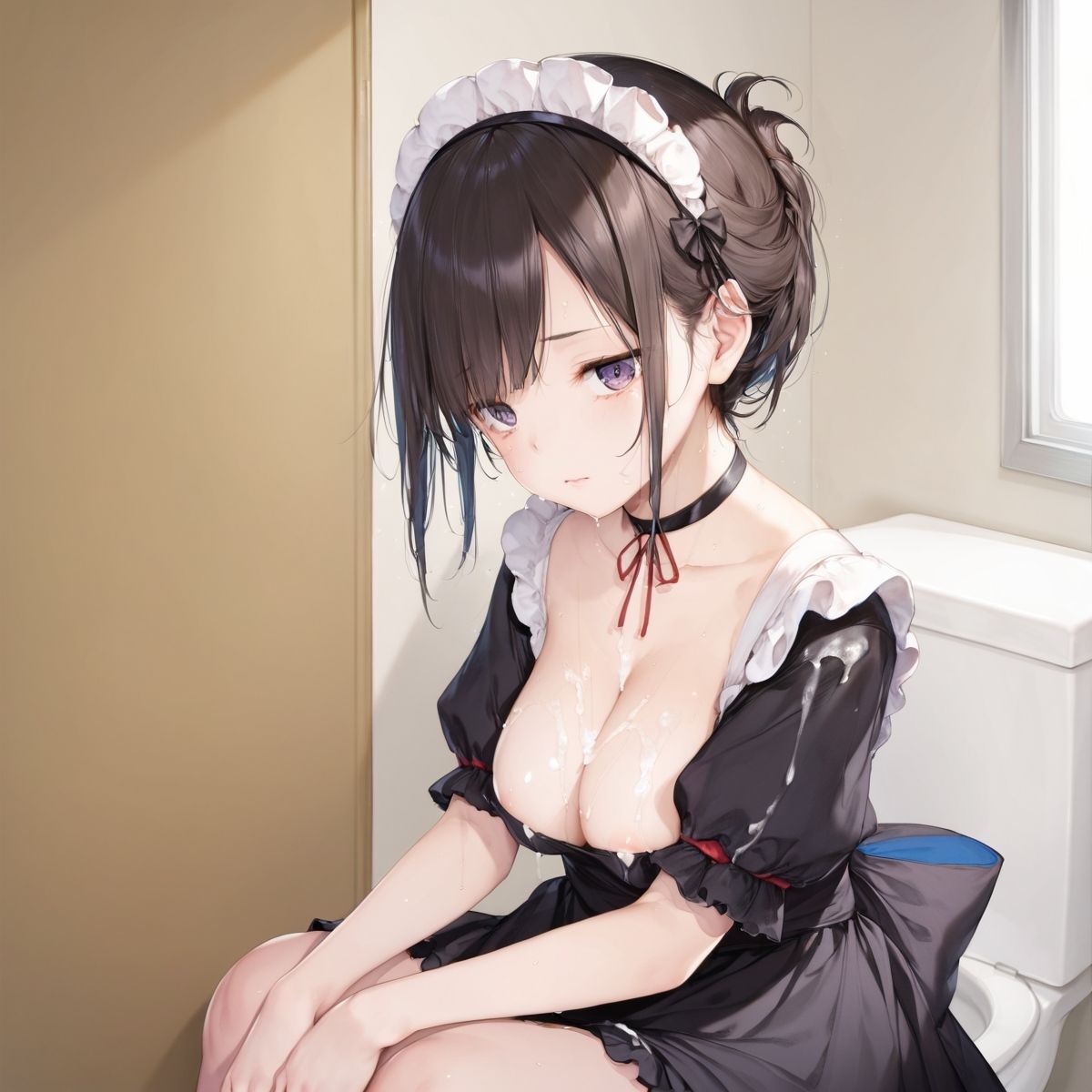陰キャ巨乳メイド！トイレで中出しセックス！パート2 サンプル3ページ目
