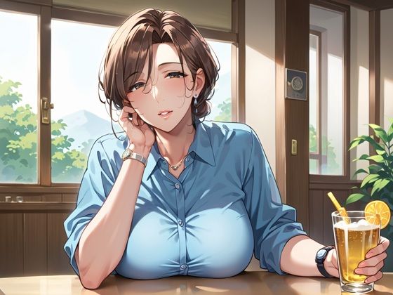 爆乳上司が唾液いっぱいの口で僕のアソコを舐め回してくる サンプル2ページ目