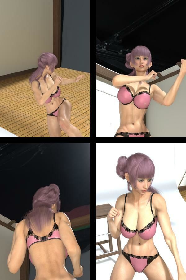 【TD100】最強のギャルキャバ嬢ボディビルダー『金城史恵（きんじょうふみえ）』の筋肉質ムキムキ写真集 Muscler-13 サンプル1ページ目