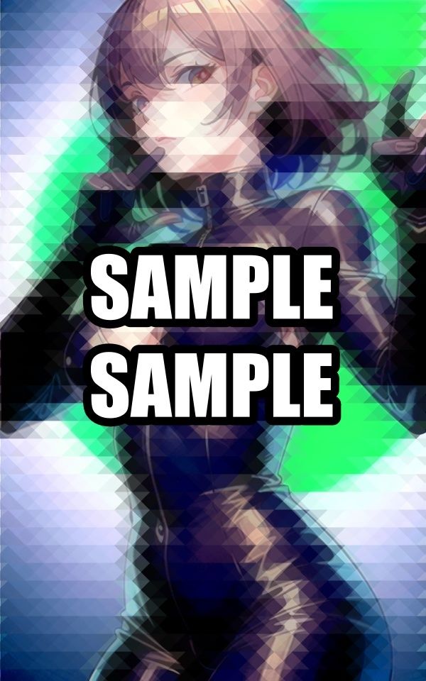無表情ラバースーツ美女 イラスト集 サンプル6ページ目