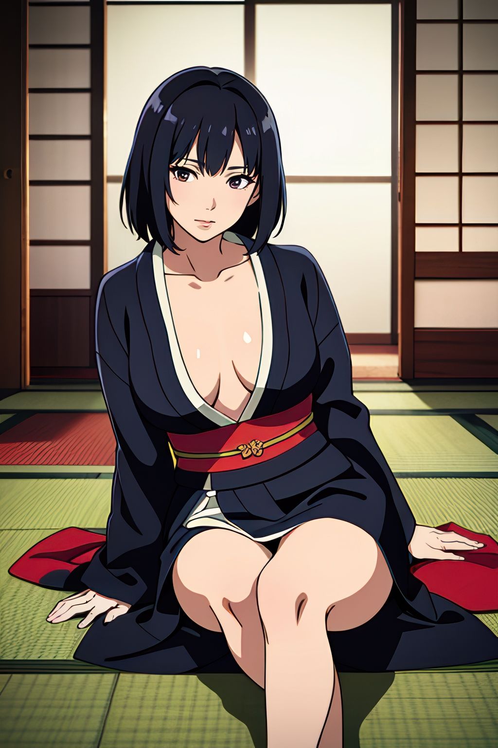 Japanese style illustrations AI beauty photo book サンプル2ページ目