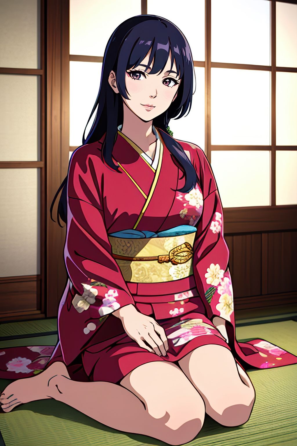 Japanese style illustrations AI beauty photo book サンプル3ページ目