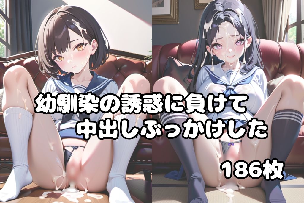 幼馴染が誘ってきたから中出し＆ぶっかけしてやった サンプル1ページ目