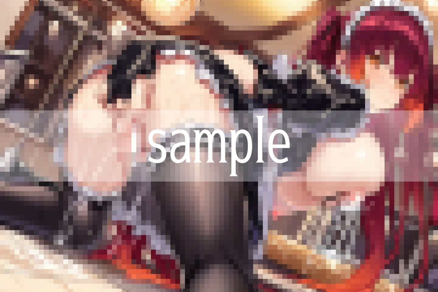 後ろから’くぱぁぁぁ’をしてくれる濡れ濡れメイドたち サンプル2ページ目