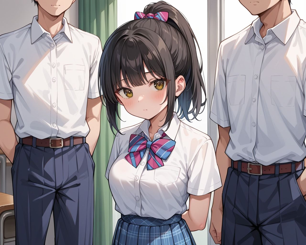 巨乳で小悪魔な僕の後輩と 〜いつでも学校内で生ハメ中出しセックス〜 サンプル1ページ目