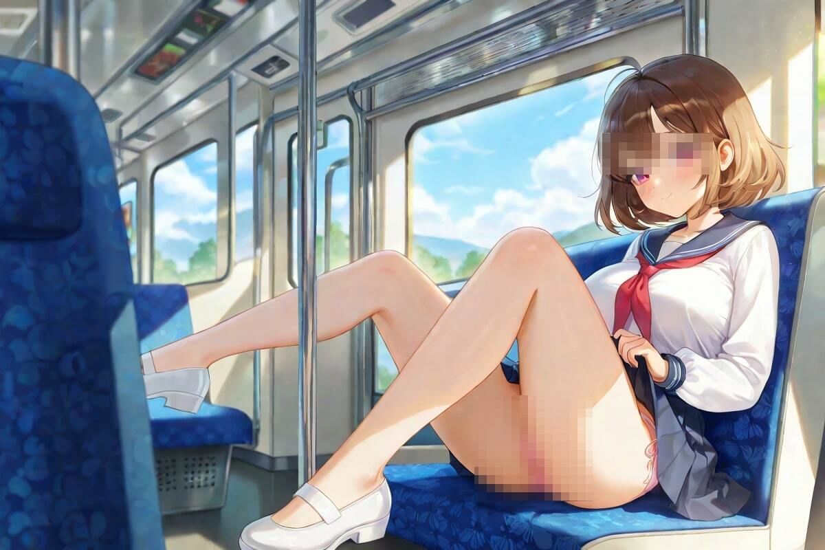 いつものバスでパンチラ美女！ サンプル3ページ目