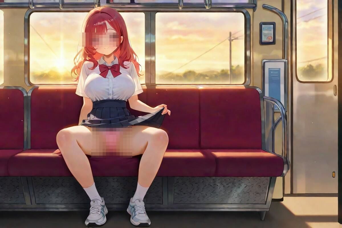 いつものバスでパンチラ美女！ サンプル5ページ目