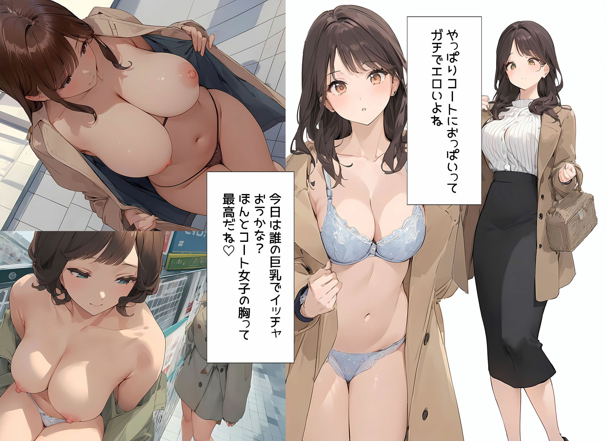 僕はコート女子のおっぱいに興味がある サンプル5ページ目