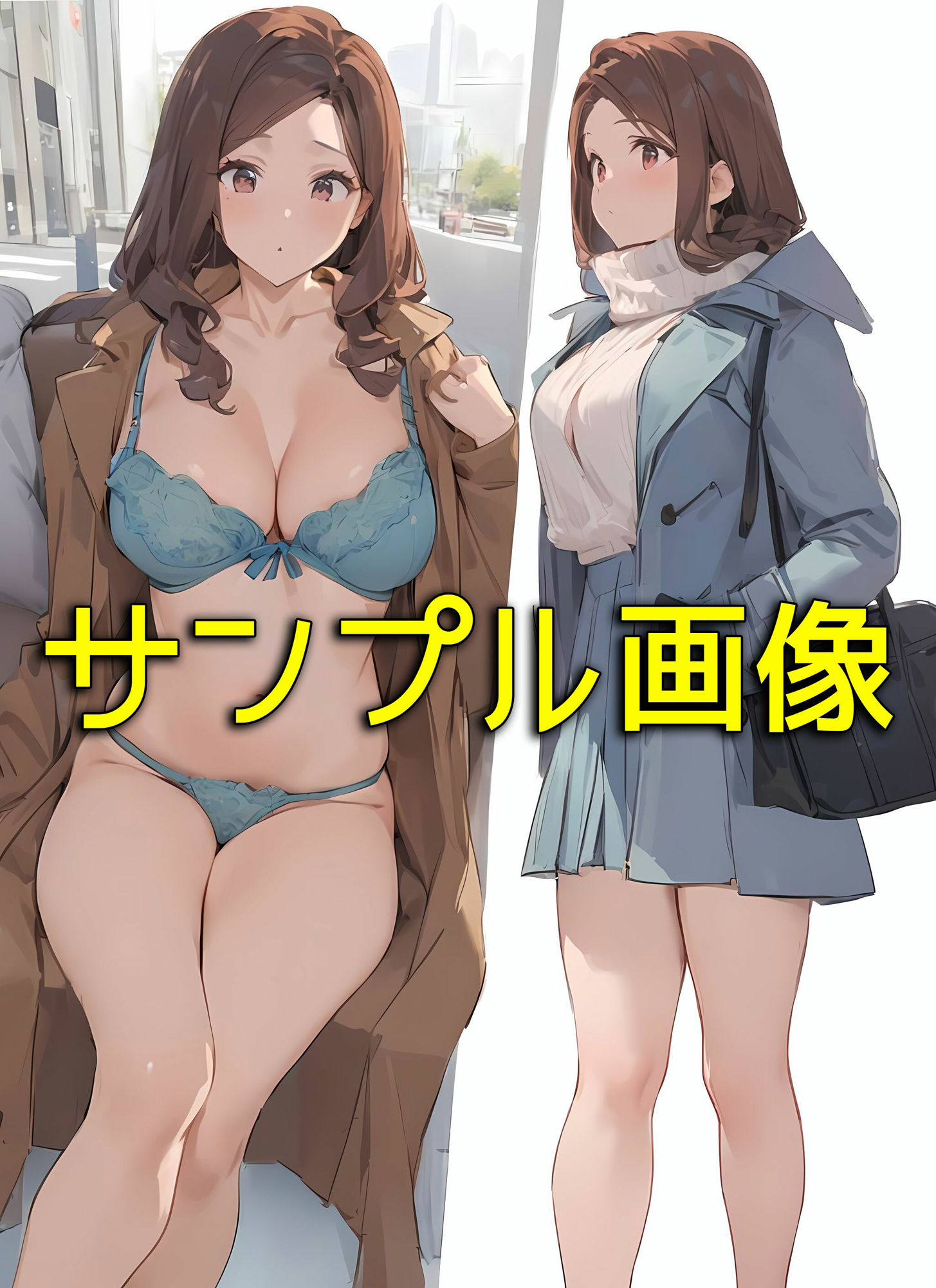 僕はコート女子のおっぱいに興味がある サンプル9ページ目