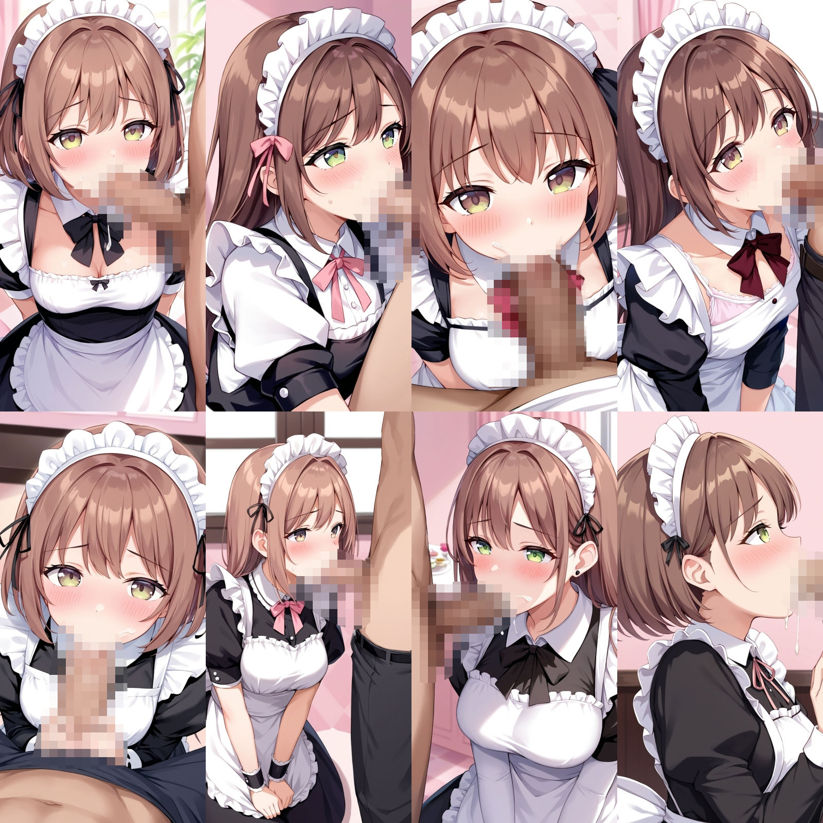 ご奉仕メイドのフ〇ラとパンティー【500枚】 サンプル4ページ目