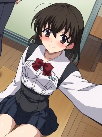 SchoolDaysの西園寺世界から送られてきた自撮り写真 サンプル1ページ目