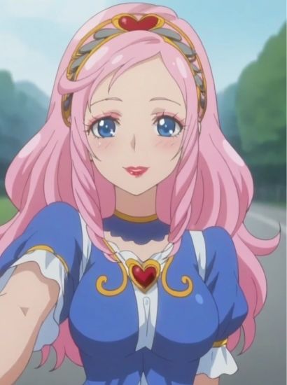 ドキドキプリキュアのマリー・アンジュから送られてきた自撮り写真 サンプル1ページ目
