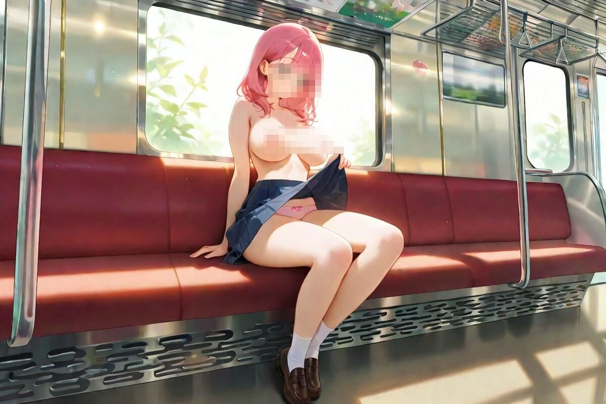 2人きりの電車  興奮がとまらない サンプル3ページ目