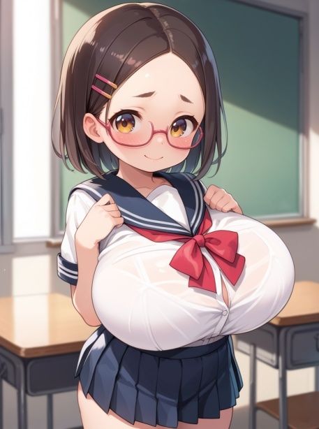 【画像357枚】爆乳メガネっ娘といちゃらぶエッチ サンプル4ページ目