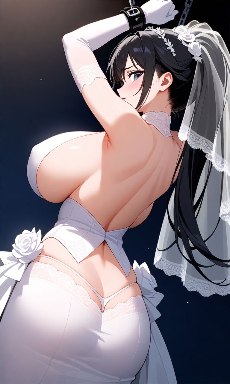 【微エロ】フェチコレVol.24吊り上げ拘束されて辱められるウェディングビキニの人妻（黒髪ポニテのみ）【総枚数250枚】 サンプル5ページ目