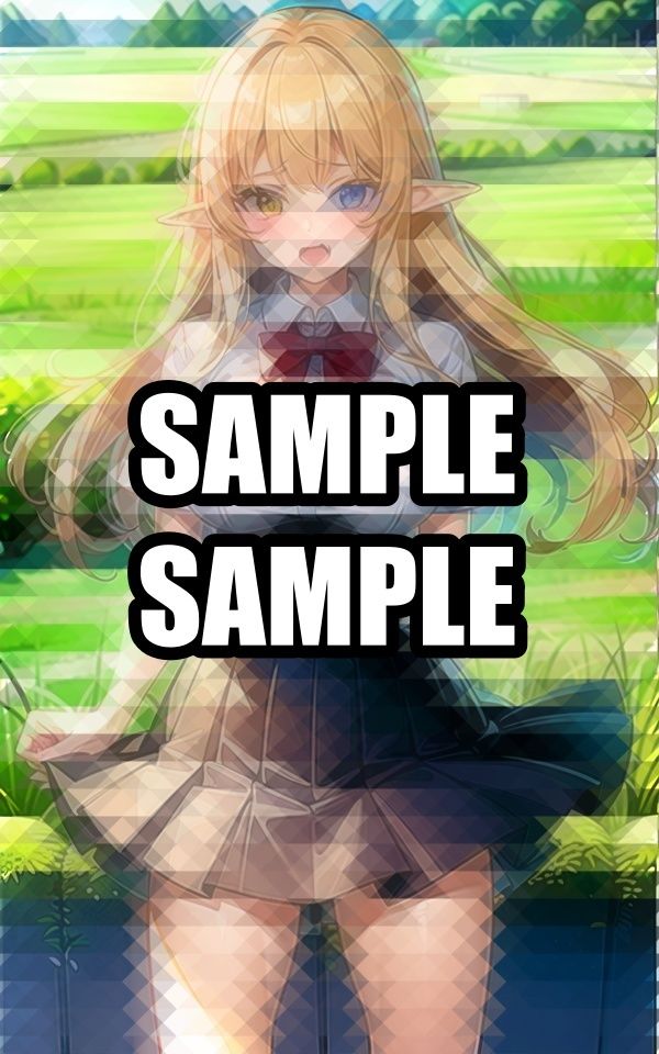 制服姿のエルフさん サンプル2ページ目
