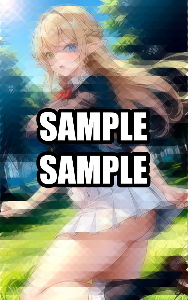 制服姿のエルフさん サンプル3ページ目