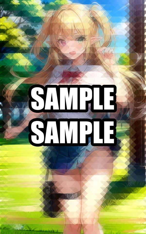 制服姿のエルフさん サンプル4ページ目