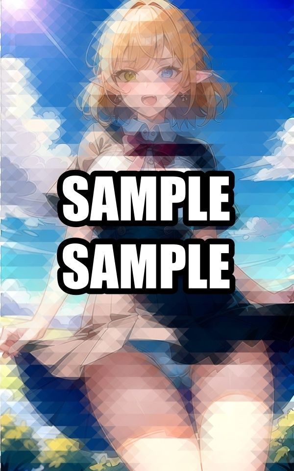 制服姿のエルフさん サンプル6ページ目