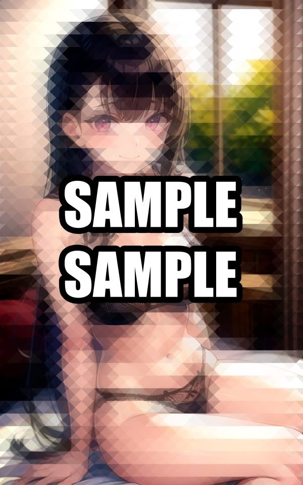ベッドの開脚美女イラスト集 サンプル2ページ目