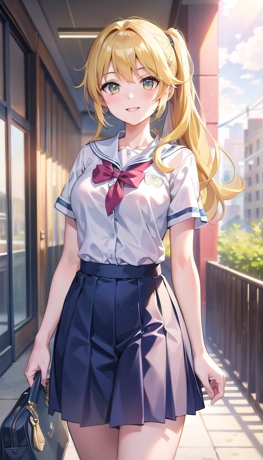 金髪ギャルチアガール サンプル1ページ目