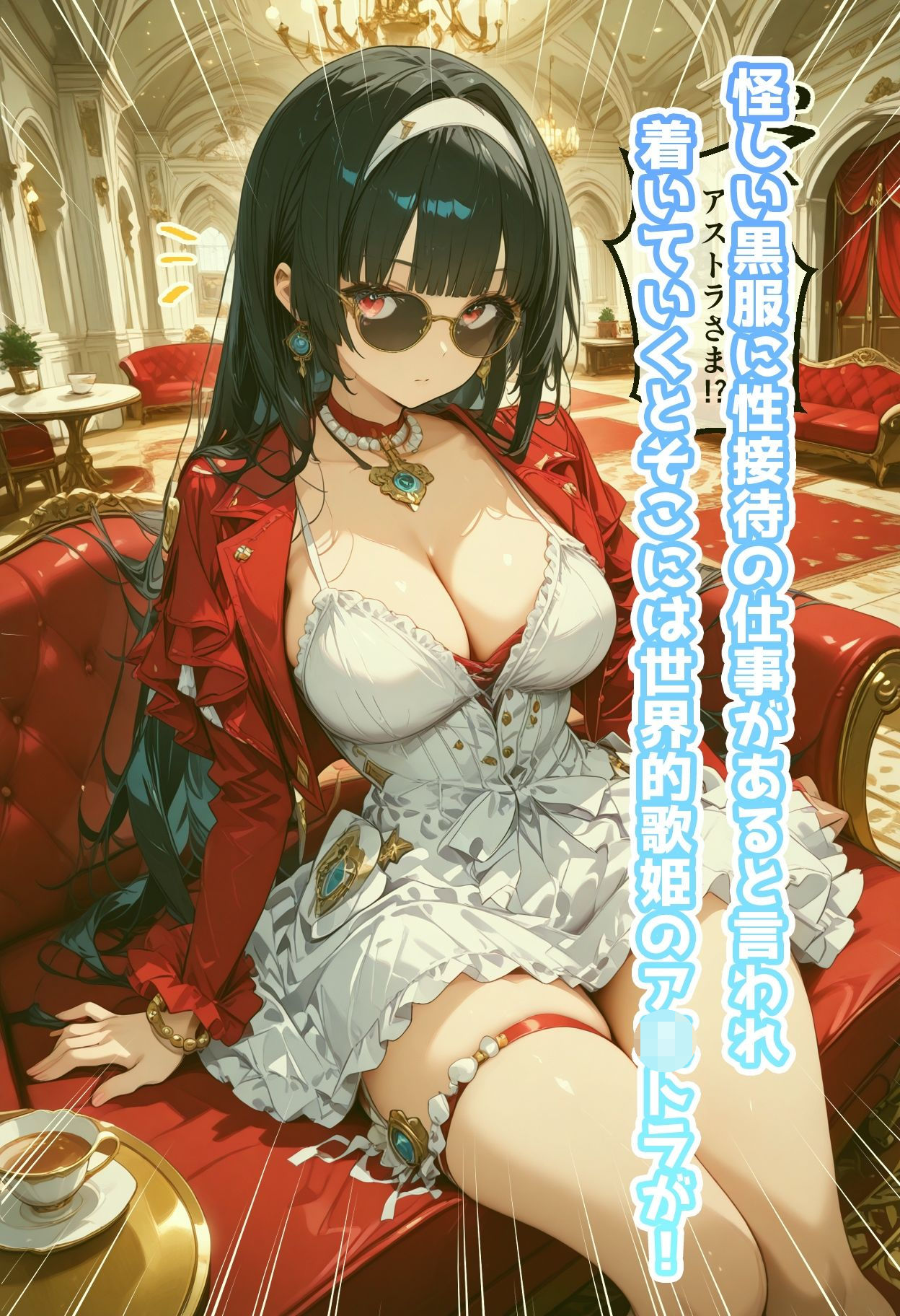 ア◯トラのいちばん長い日〜おちんぽ狂いドスケベ淫乱歌姫の性接待〜 サンプル1ページ目