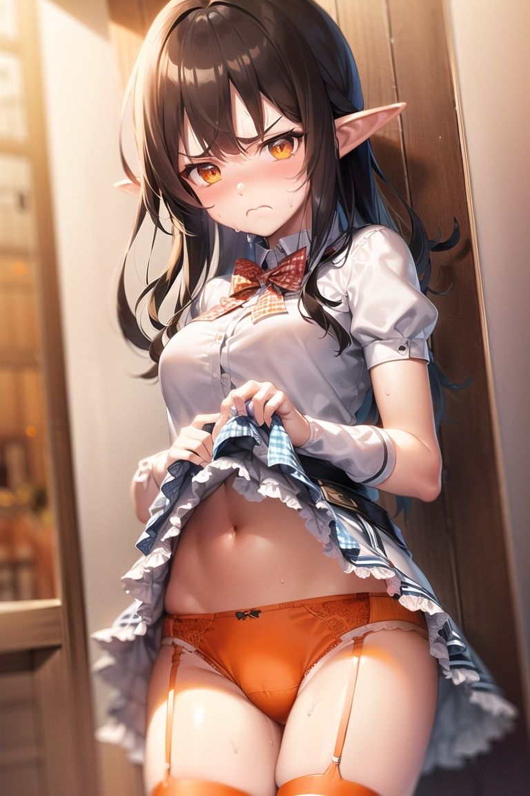 嫌な顔してパンツ見せてくる女の子〜エルフ編〜 サンプル10ページ目