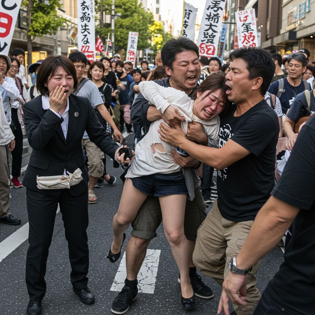 セクハラ×泣き顔 AI画像集 300枚超 サンプル5ページ目