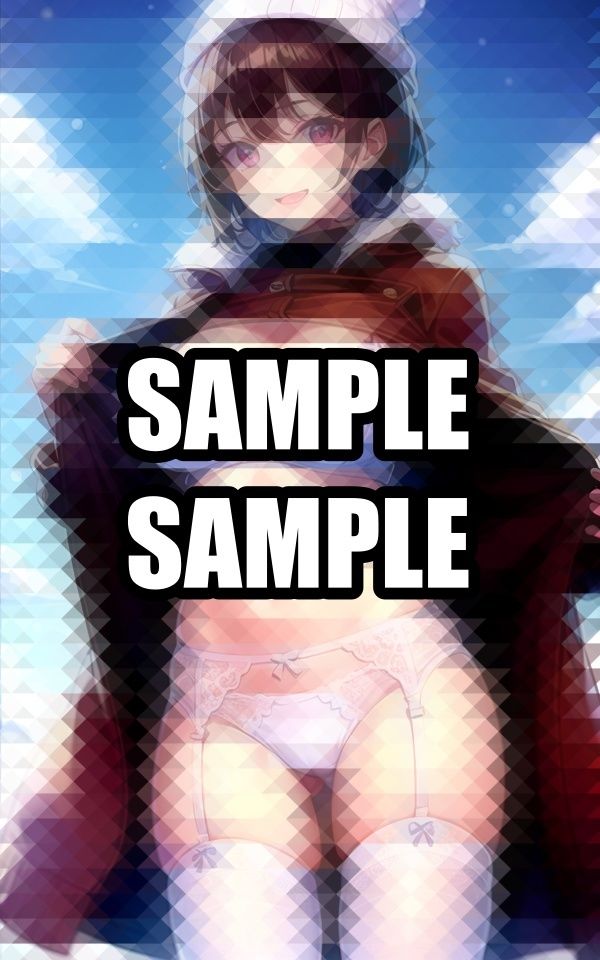 冬の日の下着美女イラスト集 サンプル1ページ目