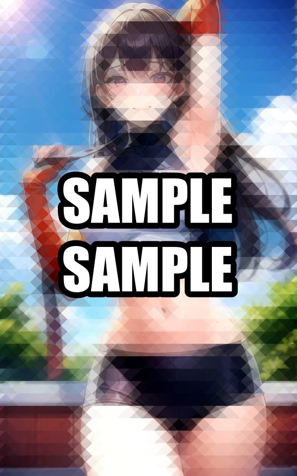 わき見せ陸上美女イラスト集 サンプル7ページ目