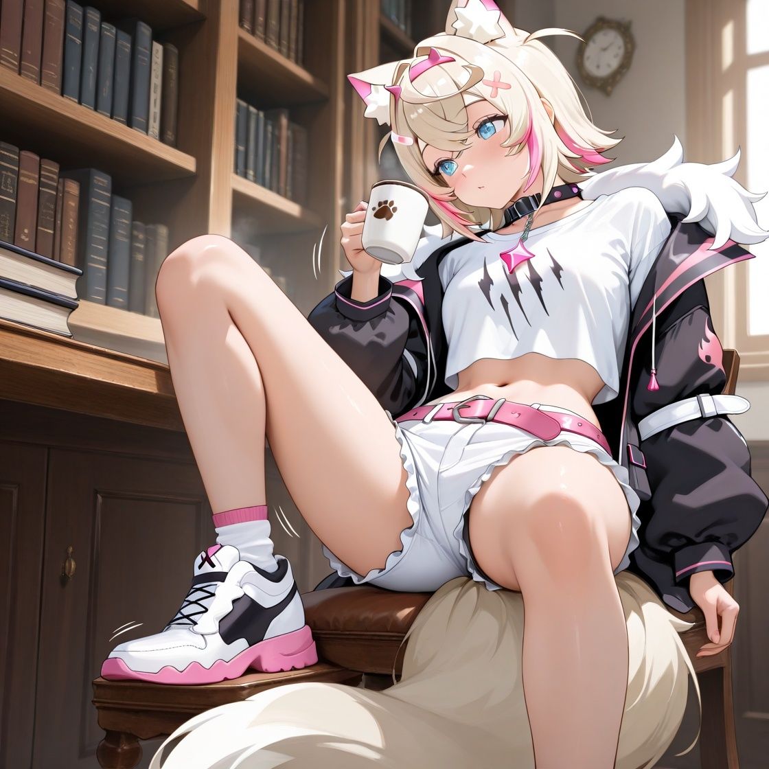 ホ〇ライブ  イチャイチャ同棲  モココ・ア〇スガード サンプル9ページ目