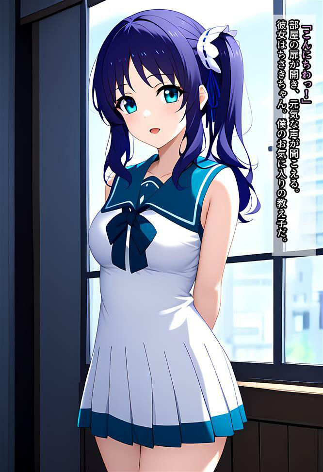 教え子のちさきちゃんを盗撮して脅迫した話 サンプル1ページ目