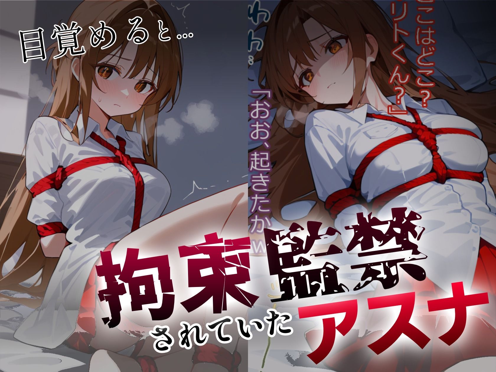 アスナ拉致ってガチ寝取り調教 サンプル1ページ目