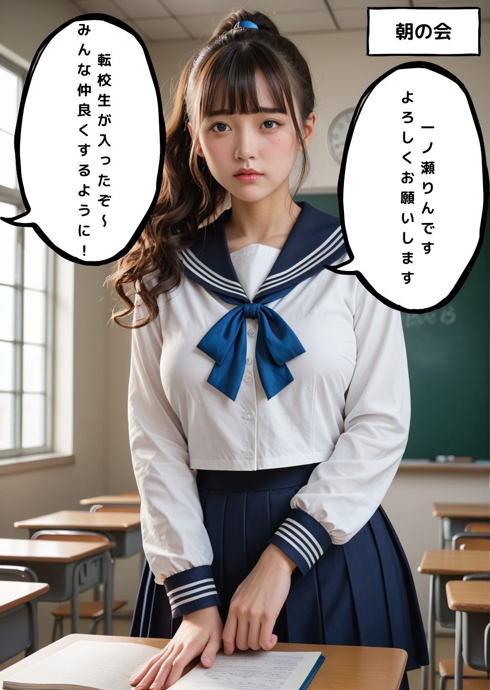 ヌレスケ//淫乱学園 サンプル1ページ目