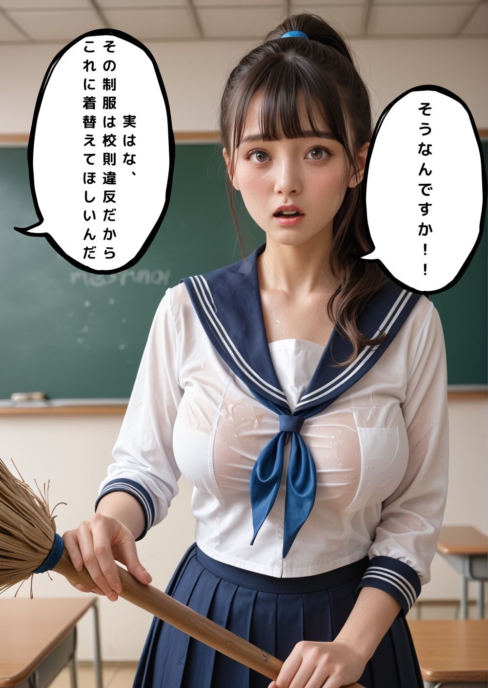 ヌレスケ//淫乱学園 サンプル2ページ目