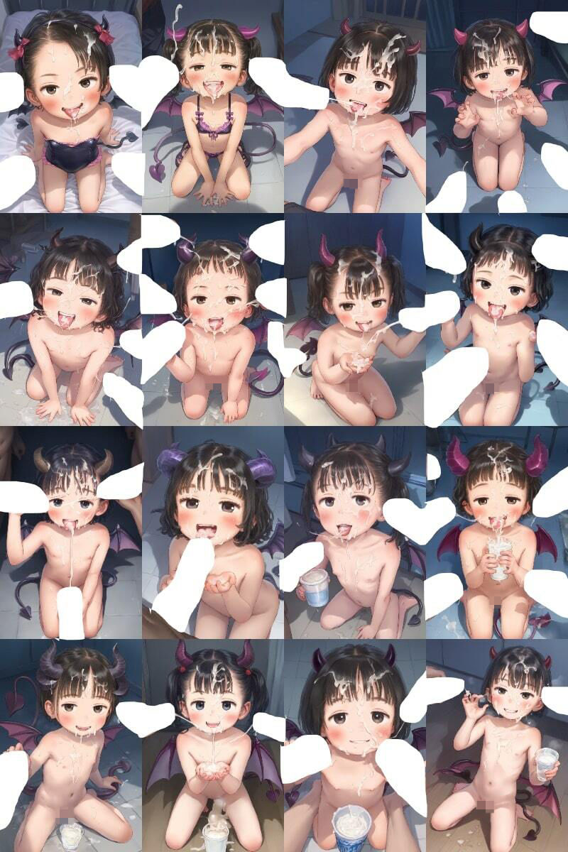 【500枚】ひよこサキュバス深夜の逆レ●プ搾精自宅訪問 サンプル9ページ目