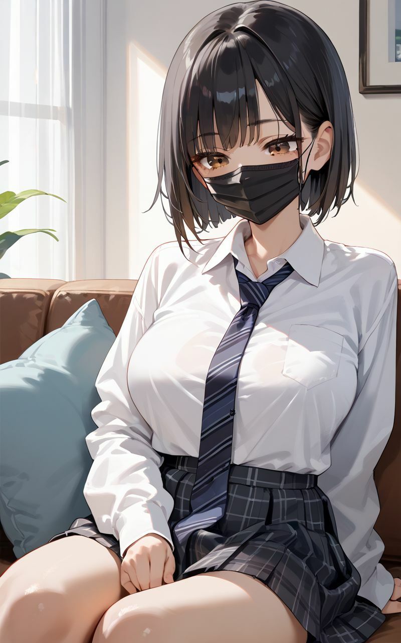 黒髪デカパイJKとヤリまくり！ サンプル1ページ目
