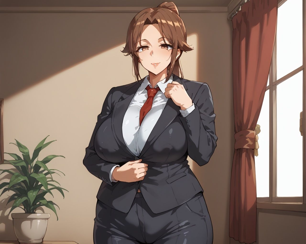 少々変態気味な爆乳人妻上司を出張中に巨根部下に寝取らせてみた サンプル2ページ目