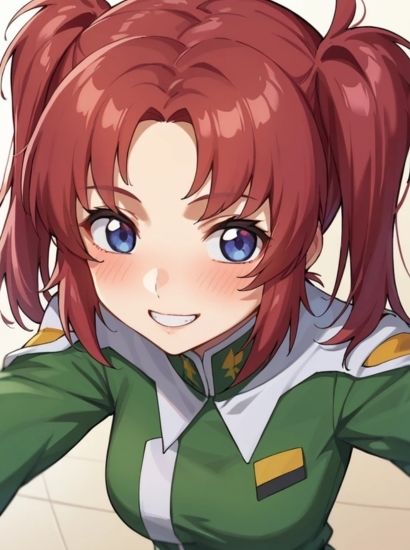 ガンダムSEEDDESTINYのメイリン・ホークから送られてきた自撮り写真 サンプル1ページ目