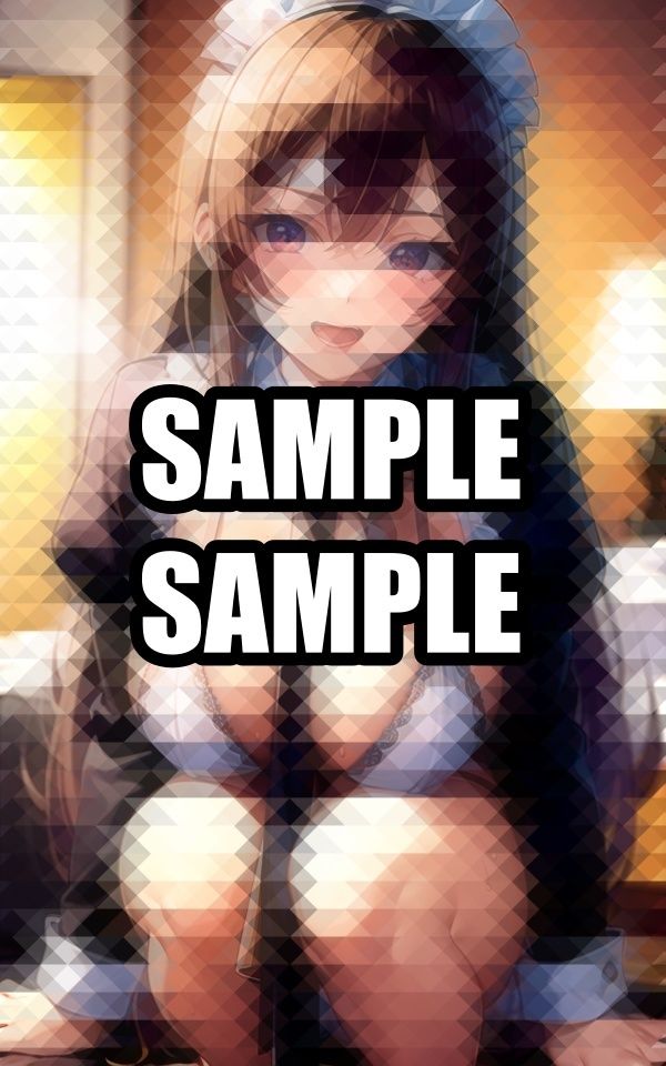 前のめりのメイド水着美女 サンプル7ページ目