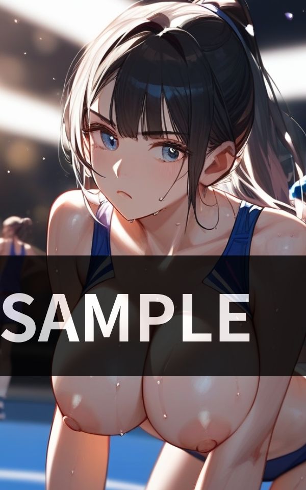 スポーツ女子 本番前の 本気ストレッチ サンプル1ページ目