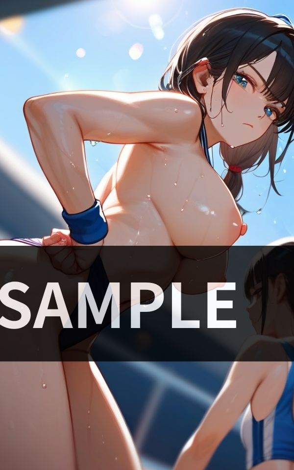 スポーツ女子 本番前の 本気ストレッチ サンプル2ページ目