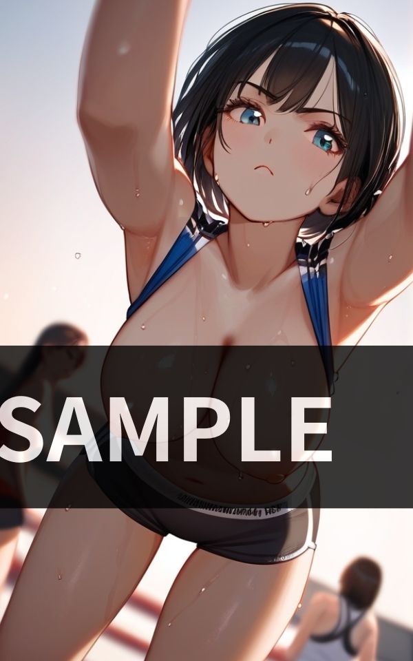 スポーツ女子 本番前の 本気ストレッチ サンプル3ページ目