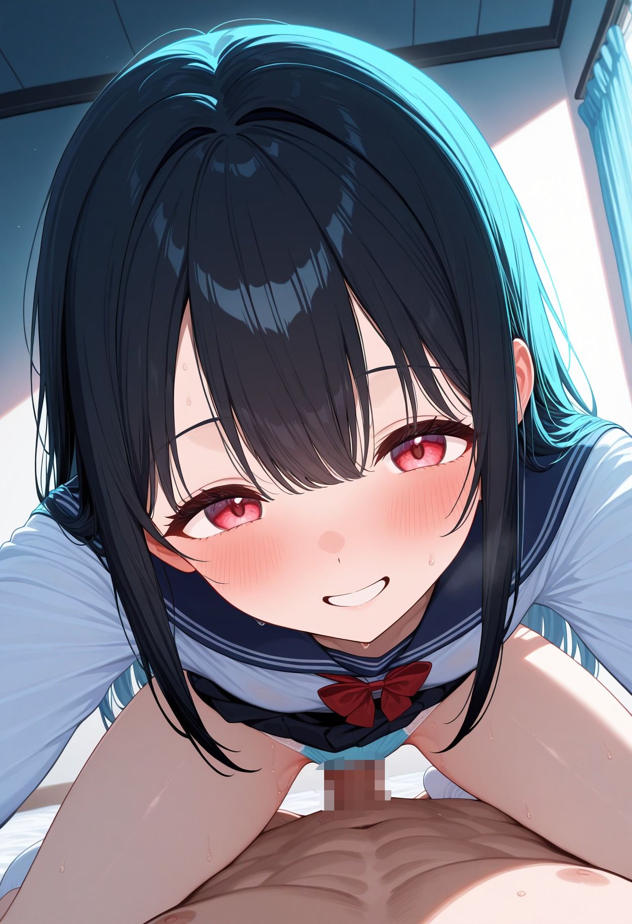 ロり妹に種付け お兄ちゃん！早く起きてシよ？ サンプル1ページ目