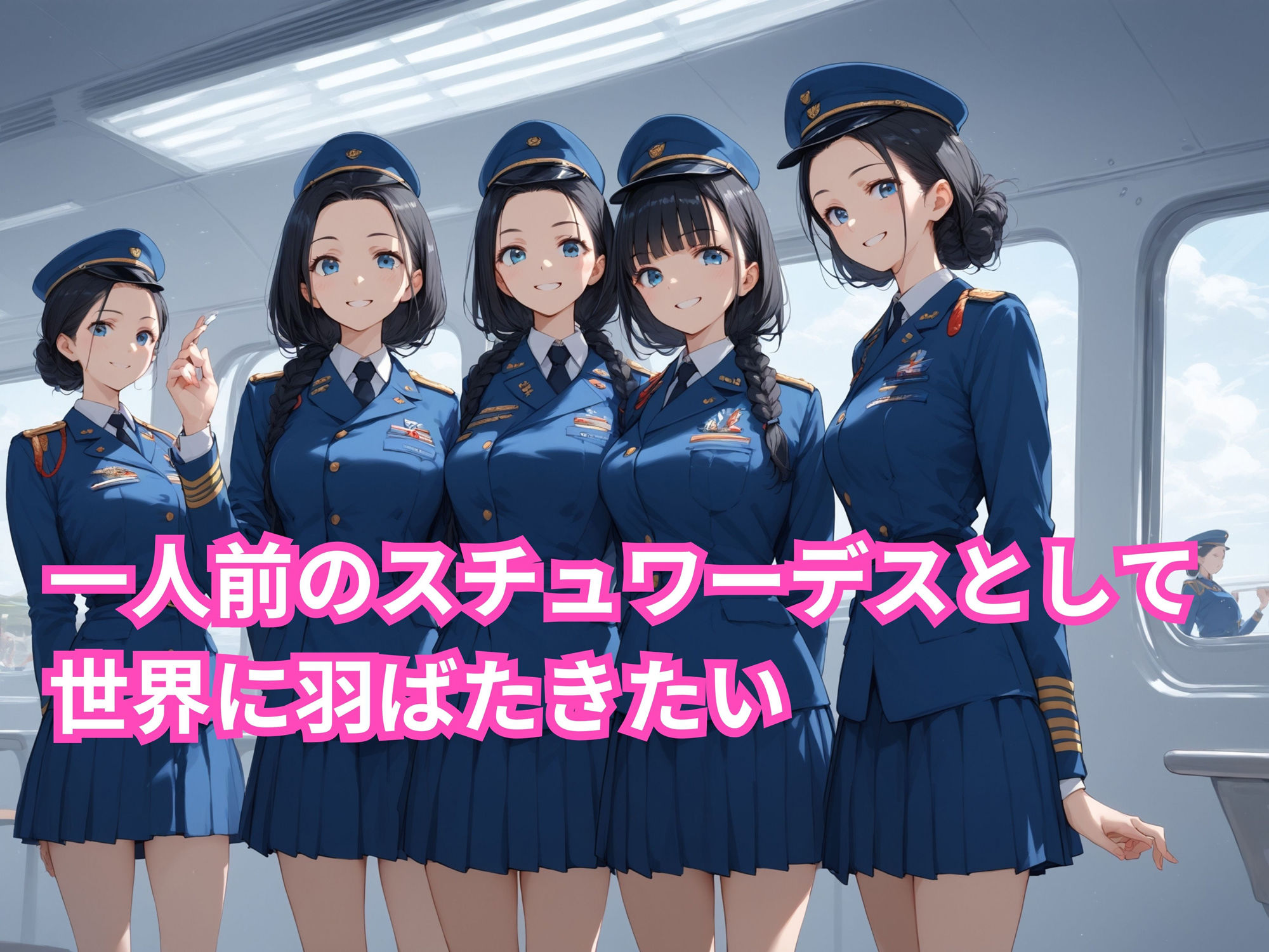 スチュワーデス養成学校 サンプル2ページ目