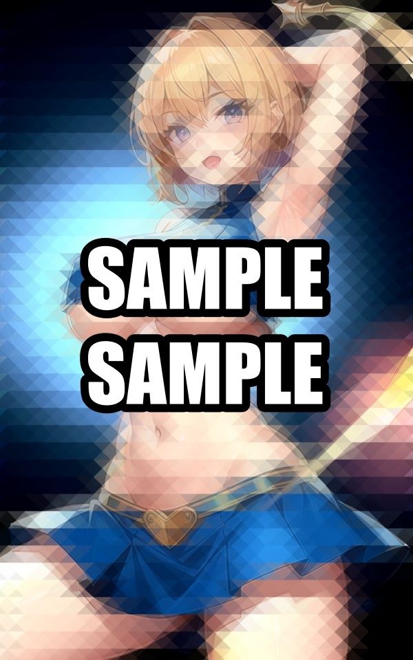 下乳見えてる戦士美女イラスト集 サンプル7ページ目