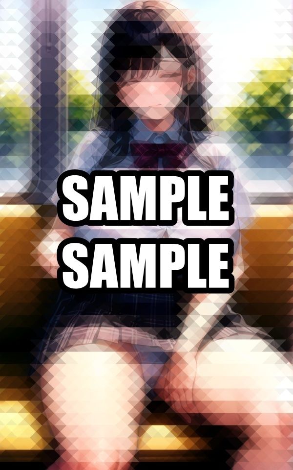 開脚して寝ちゃう制服美女イラスト集 サンプル3ページ目